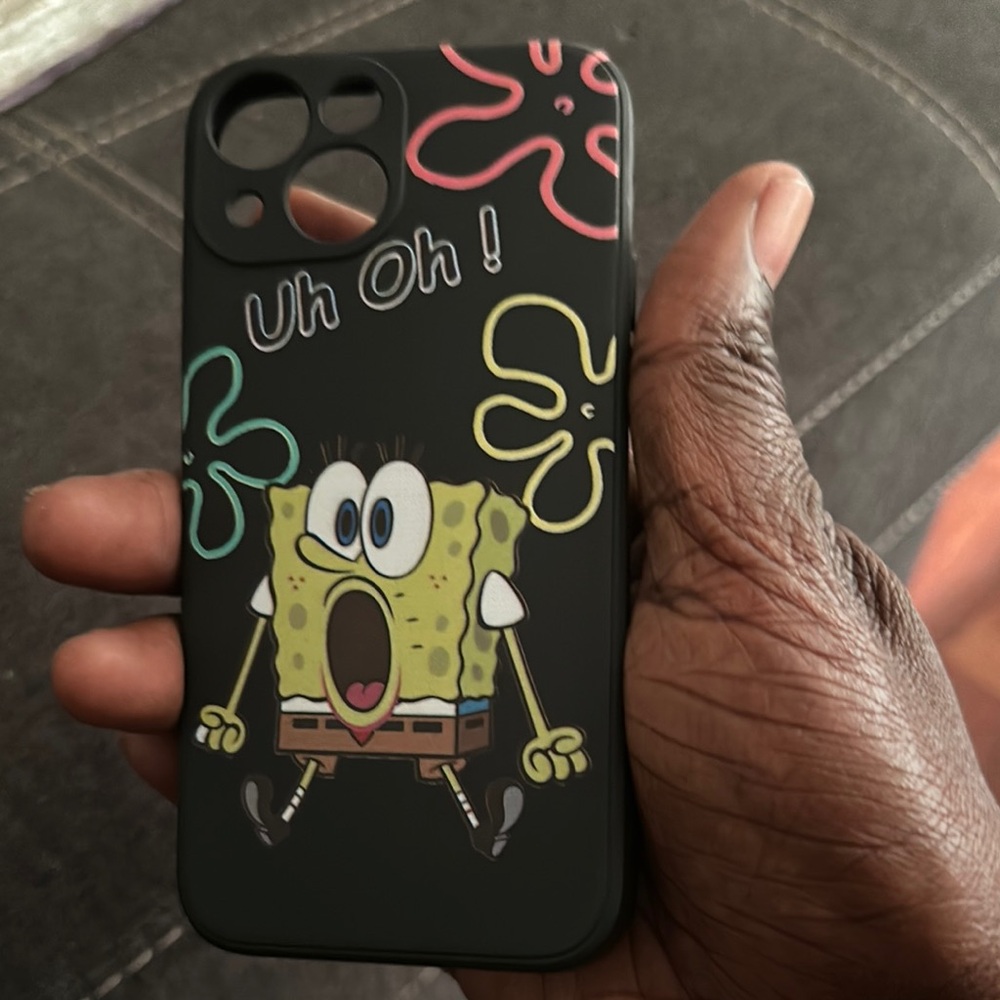 SpongeBob SquarePants Black iPhone 13 mini Case